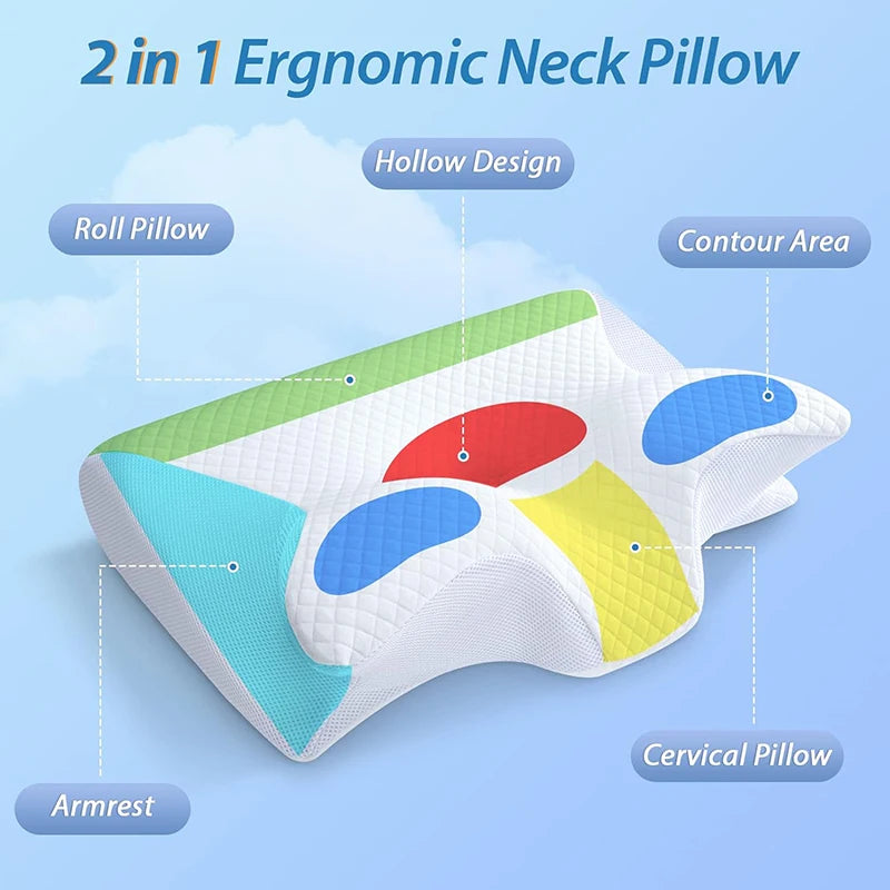 TrueZEN Memory Foam Cervical Pillow