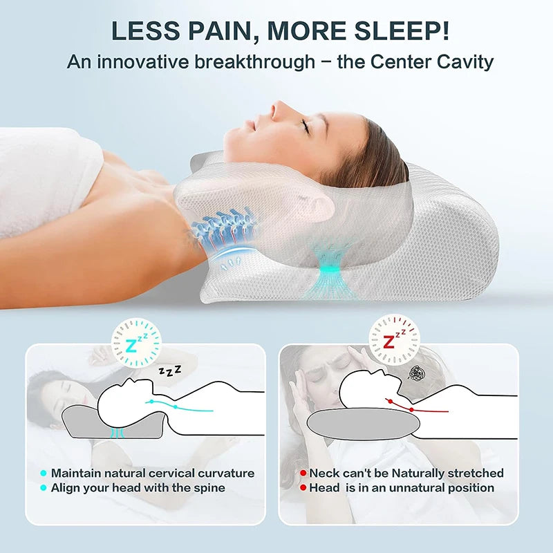 TrueZEN Memory Foam Cervical Pillow