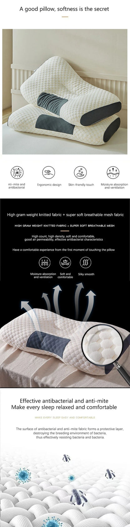 TrueZEN Memory Foam Pillow